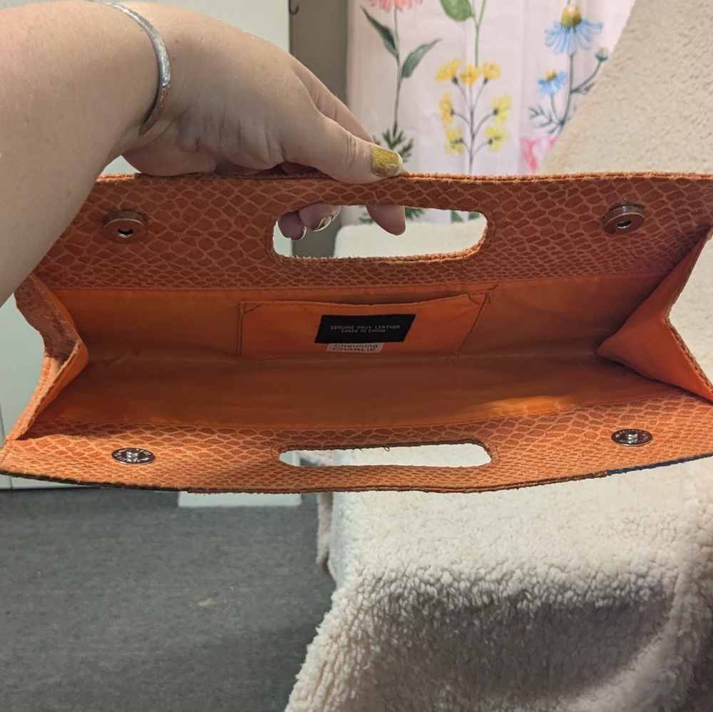 Charming Charlie Color Block Clutch - image 4